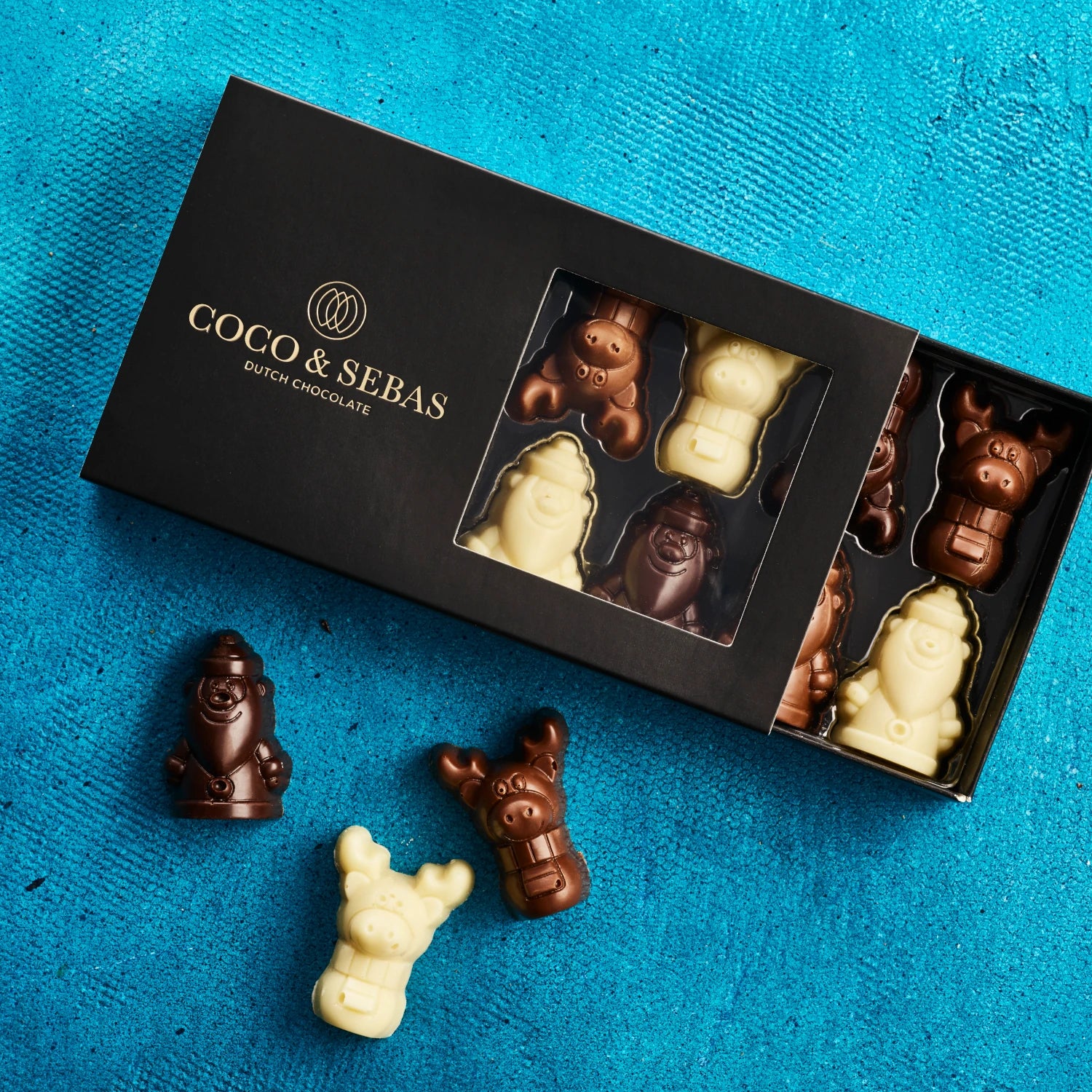 kerstbites met gemengde smaken 8 stuks in doosje