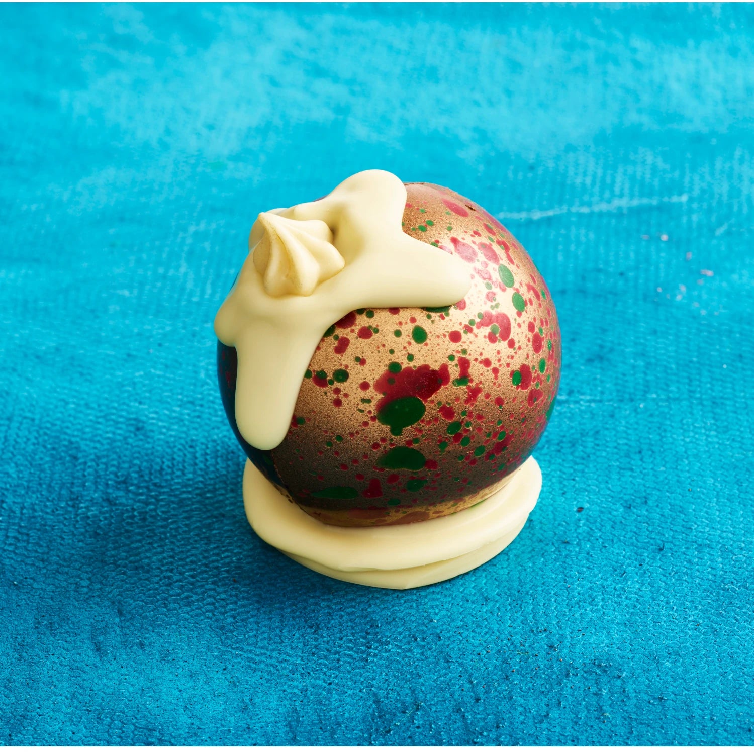 Kerstballetje van pure chocolade