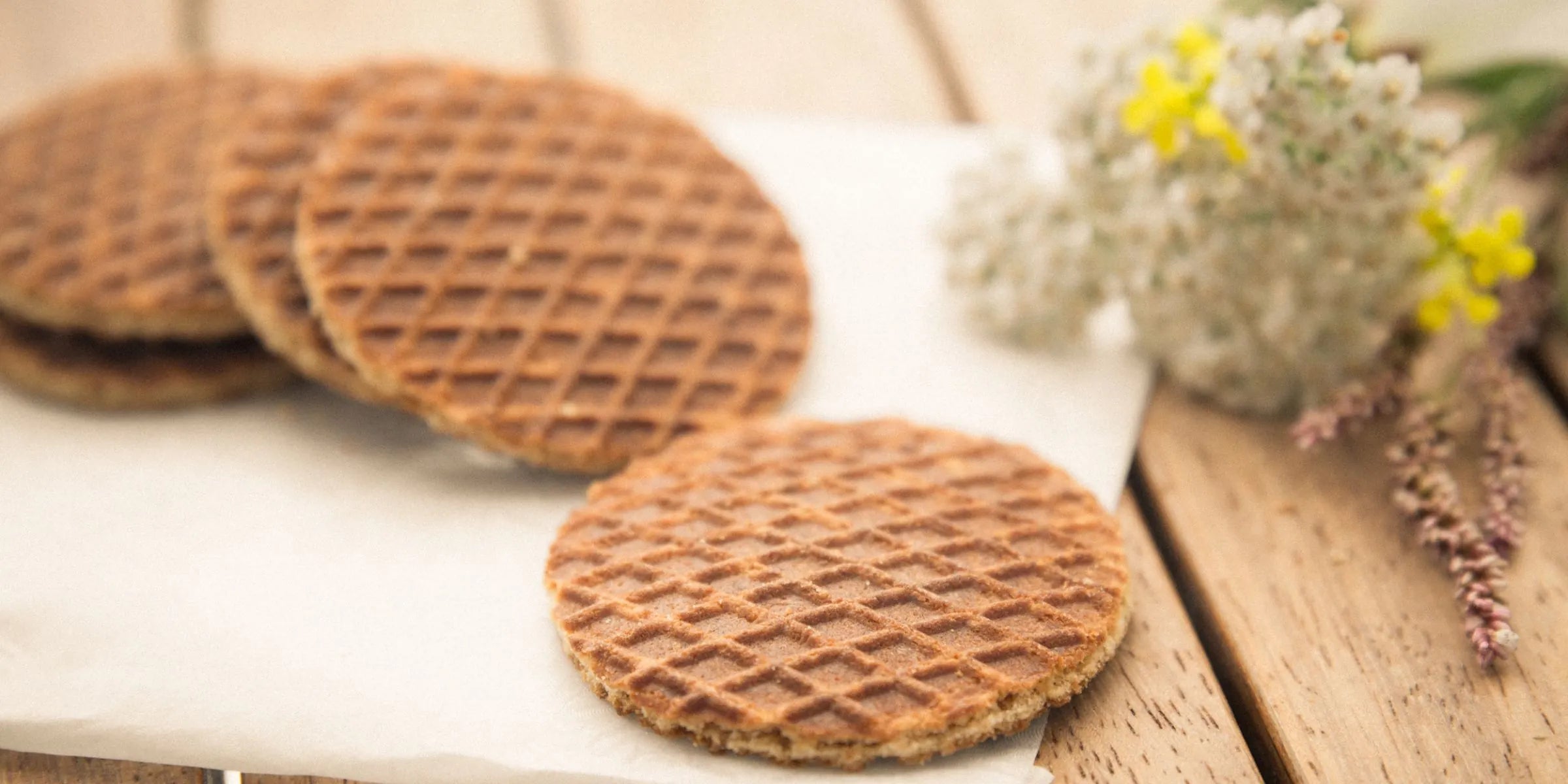 Stroopwafels zonder chocolade