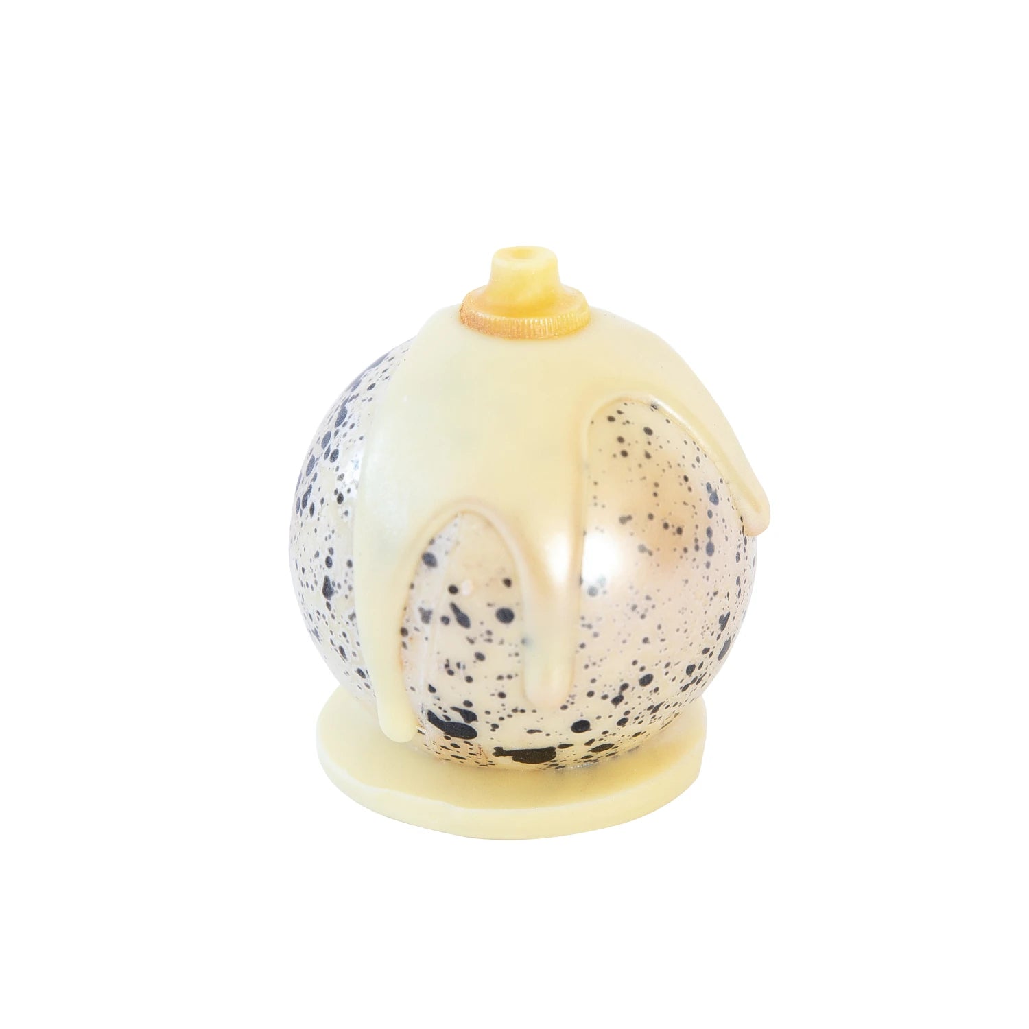 Kerstballetje van witte chocolade