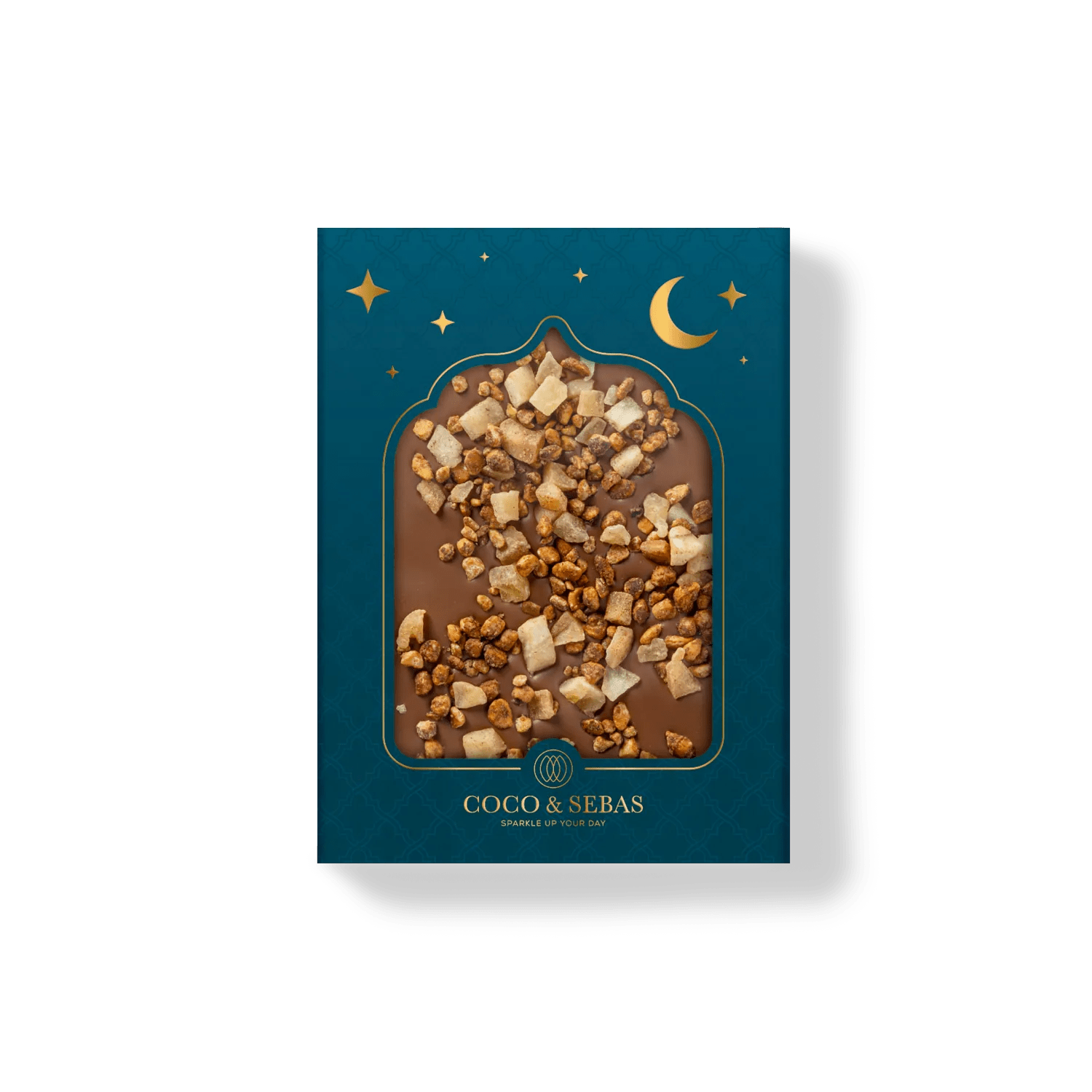 Chocolade plak met Eid Mubarak sleeve - Coco & Sebas
