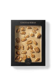 Chocolade Tablet - Plak Karamelchocolade Pecan Amandel Zeezout | Coco & Sebas