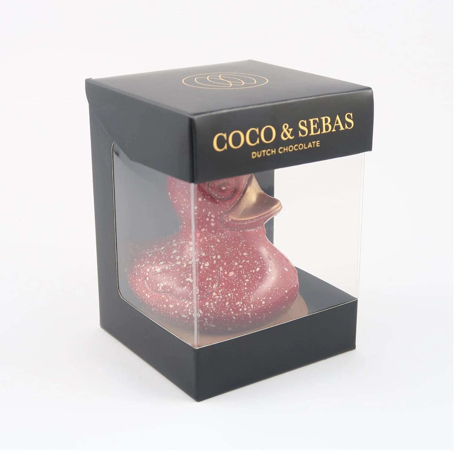 Ducky red - melkchocolade eendje | Coco & Sebas