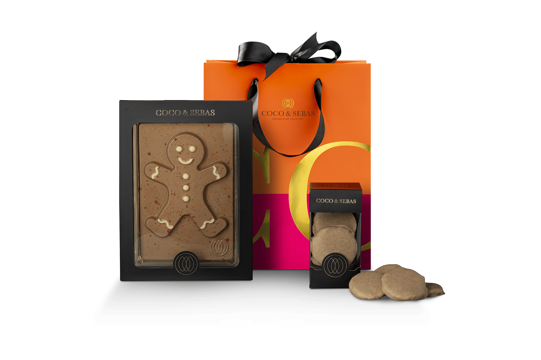 Giftbag Kerst Gingerbread Man | Coco & Sebas