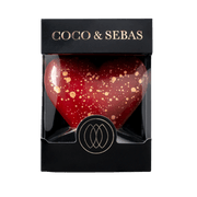 Love - melkchocolade hartje rood | Coco & Sebas