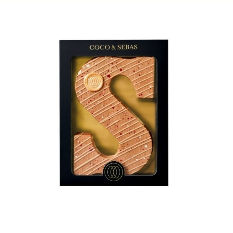 Chocoladeletters sinterklaas mix and match karamel chocolade