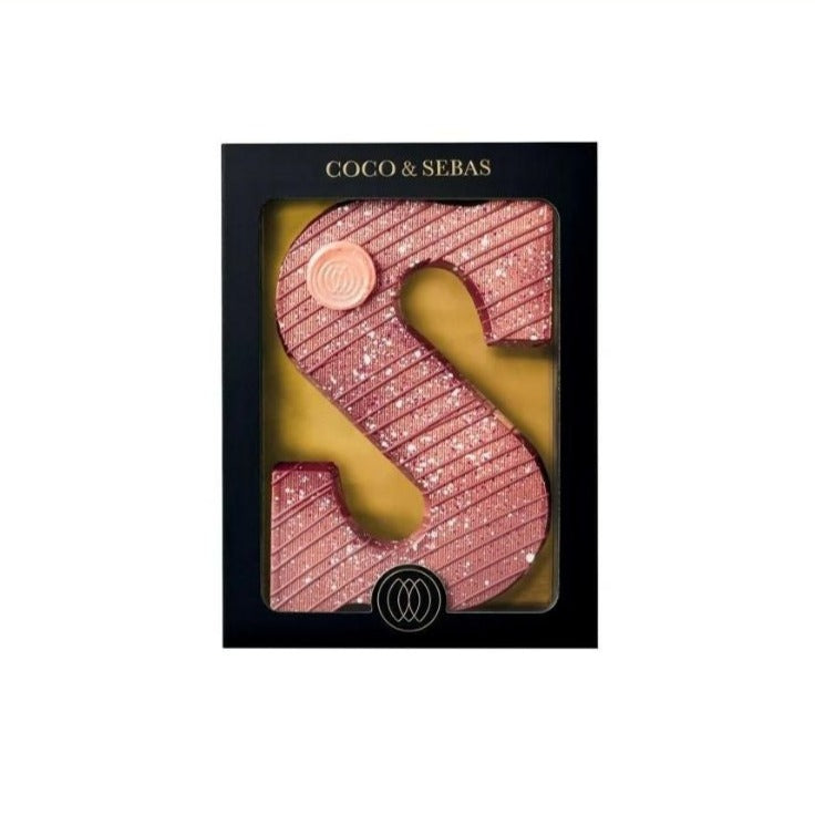 Chocoladeletters sinterklaas mix and match ruby chocolade