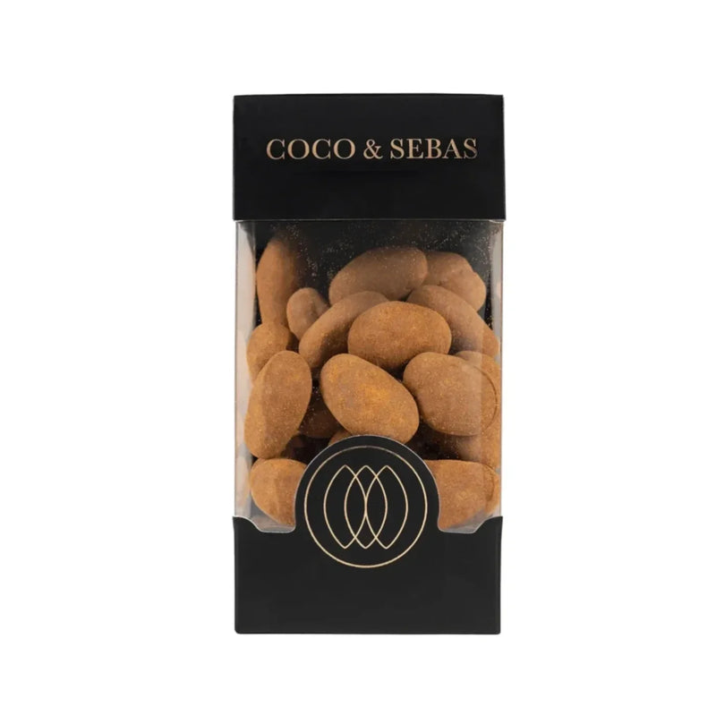 Coated almonds kaneel - amandeldragees Coco & Sebas chocolade cadeau