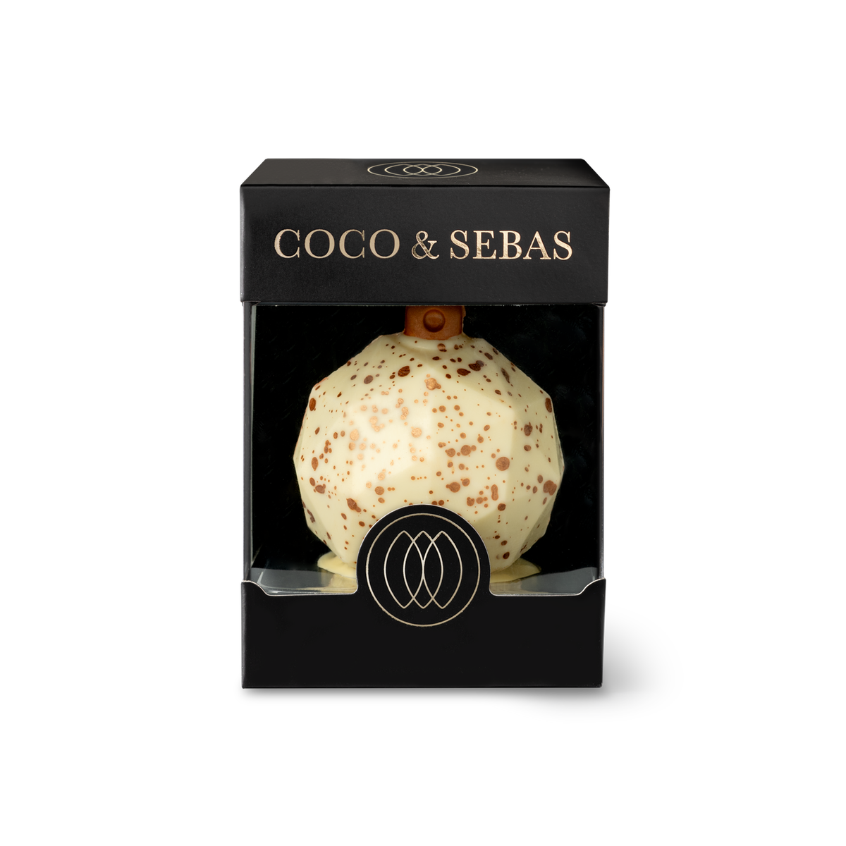 Chocolade Kerstbal Wit
