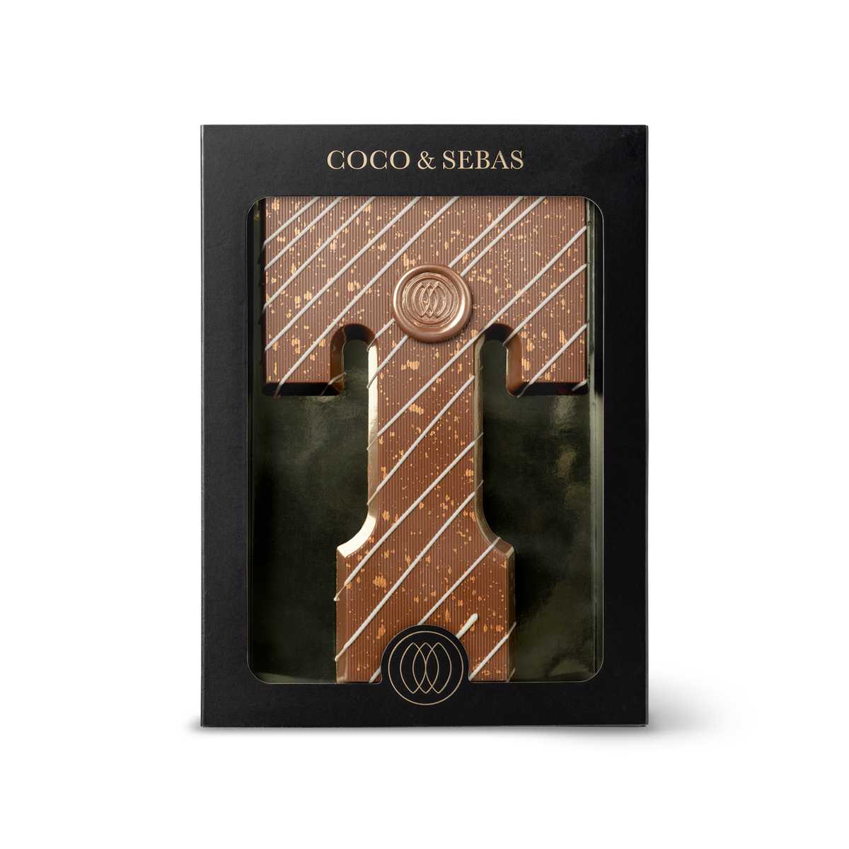 Chocoladeletter Speculoos gepersonaliseerd
