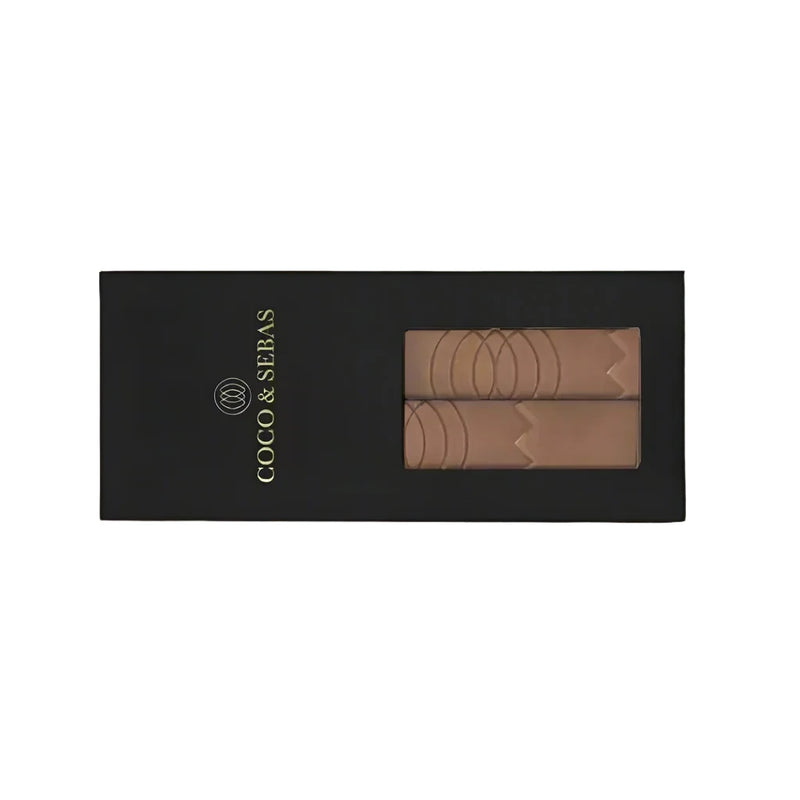 Double bar melk - geen toegevoegde suiker Coco & Sebas chocolade cadeau