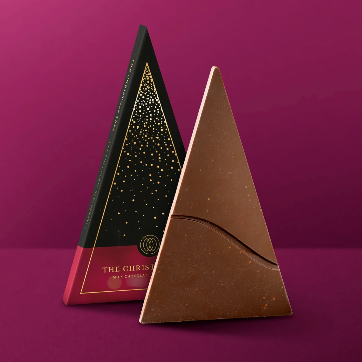 Tablet christmas tree - kerstboomplak met melkchocolade