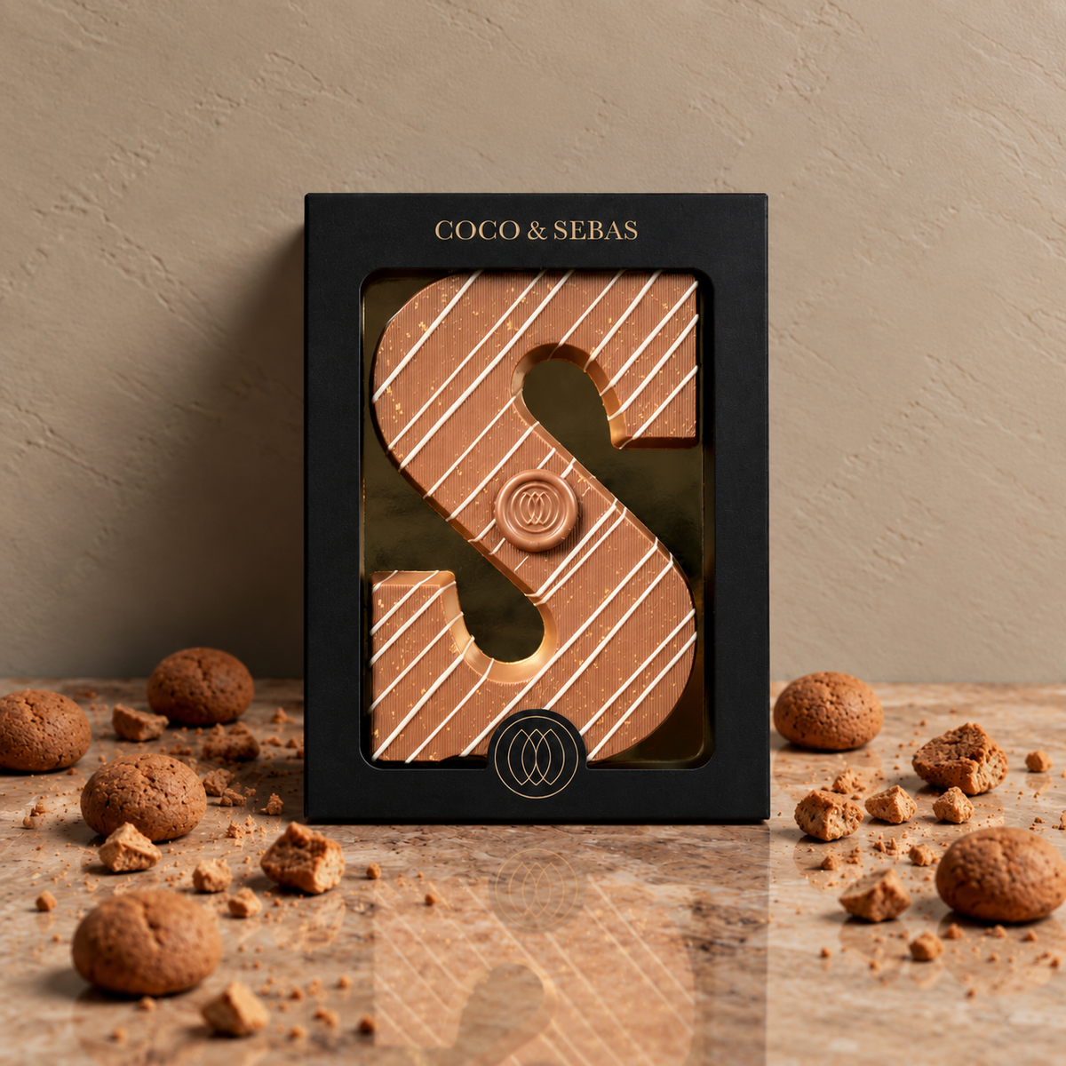 Sinterklaas Chocoladeletter Speculoos