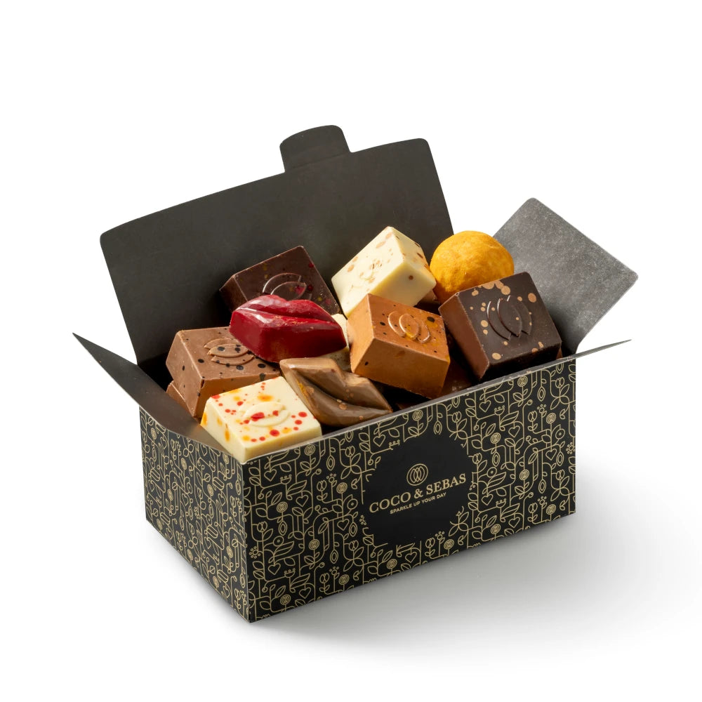 Bonbon ballotin - diverse gewichten Coco & Sebas chocolade cadeau