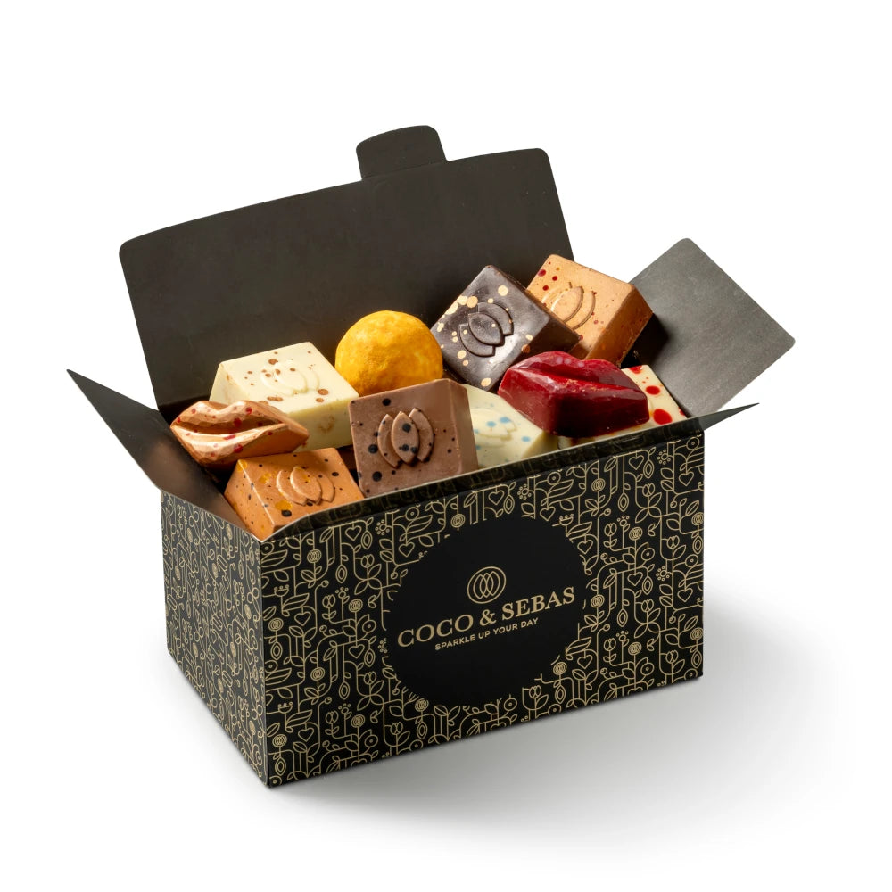 Bonbon ballotin - diverse gewichten Coco & Sebas chocolade cadeau