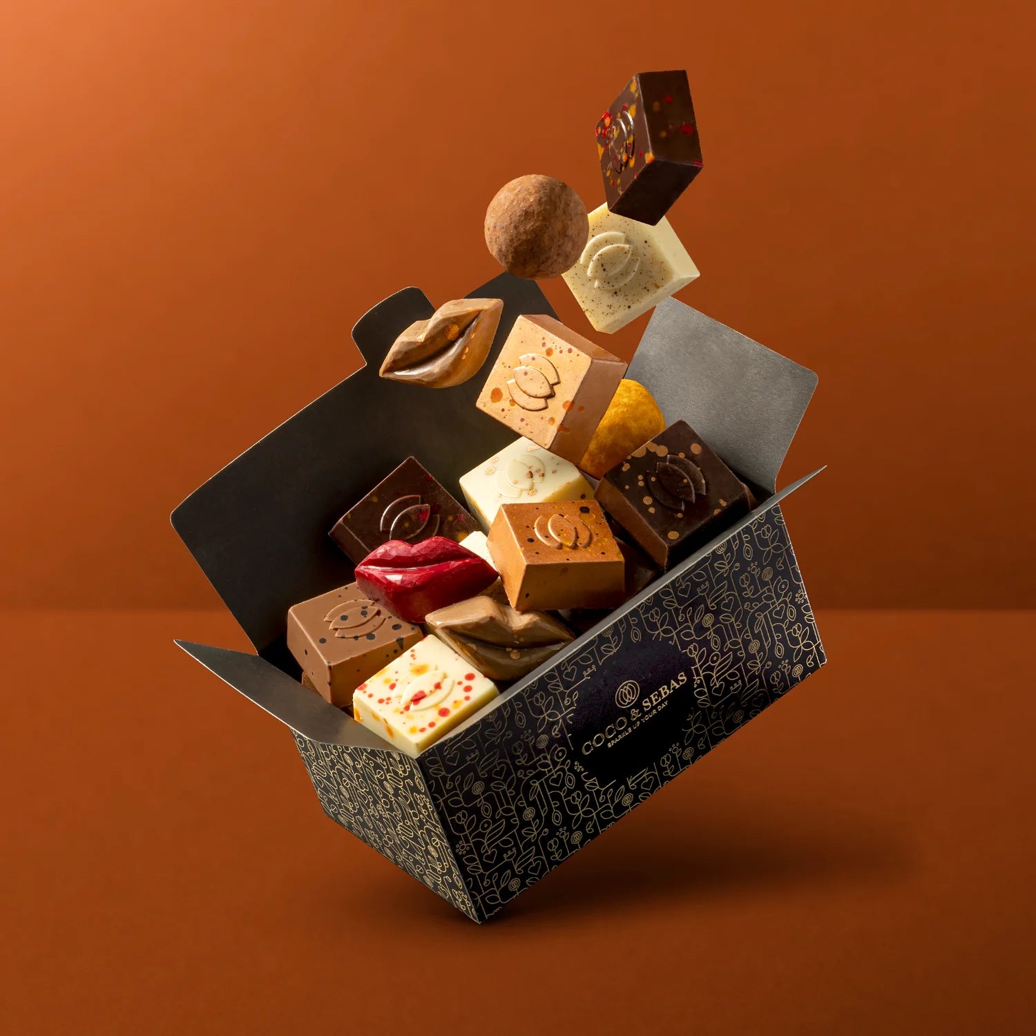 Bonbon ballotin - diverse gewichten Coco & Sebas chocolade cadeau