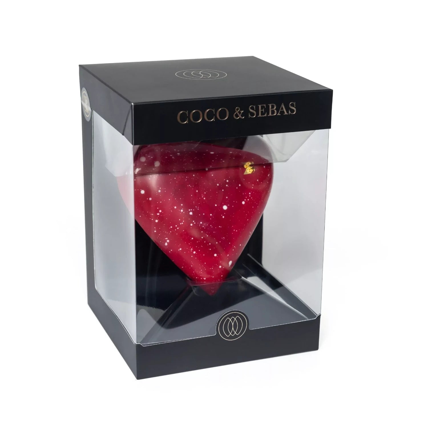 Big Love - rood melkchocolade hart - Coco & Sebas