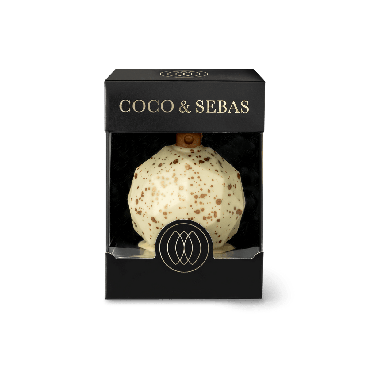 Chocolade Kerstbal Wit | Coco & Sebas