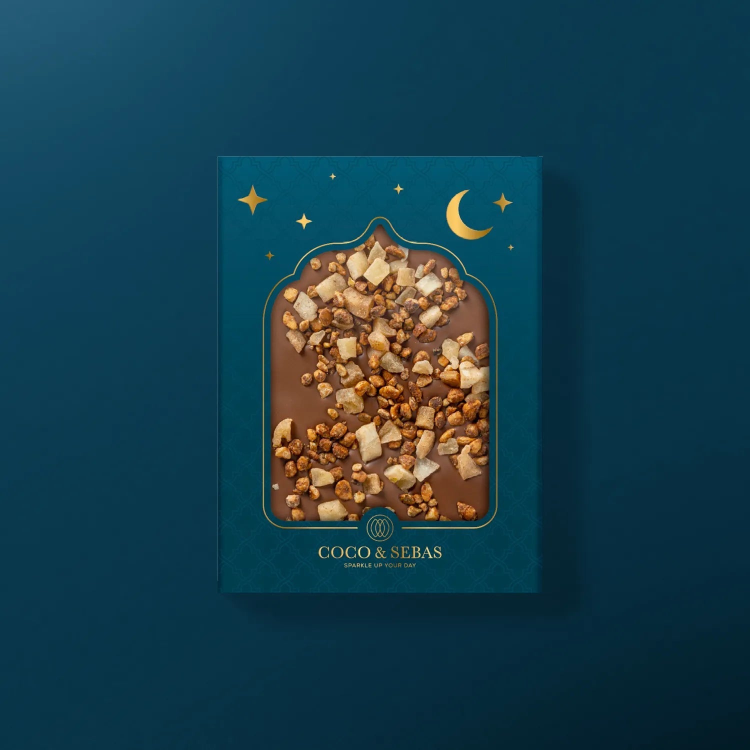 Chocolade plak met Eid Mubarak sleeve - Coco & Sebas