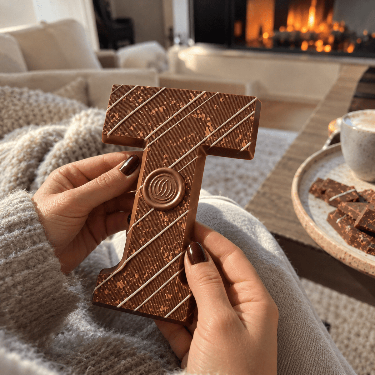 Chocoladeletter Speculoos gepersonaliseerd | Coco & Sebas