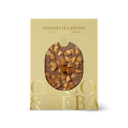 Congratulations Plak Melkchocolade Appel Amandel 5 spices | Coco & Sebas