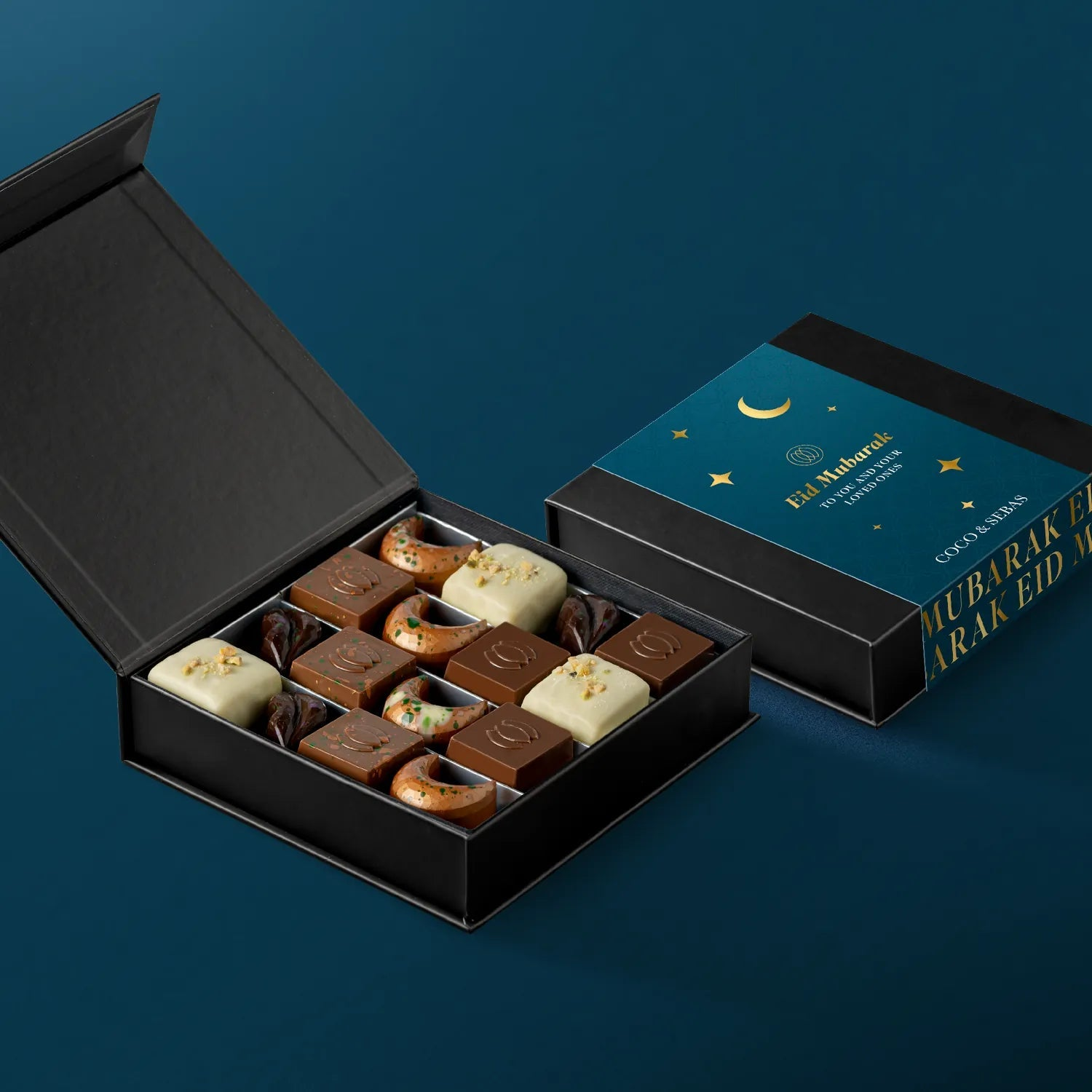 Bonbons Luxe geschenkdoos Eid Mubarak 16 stuks