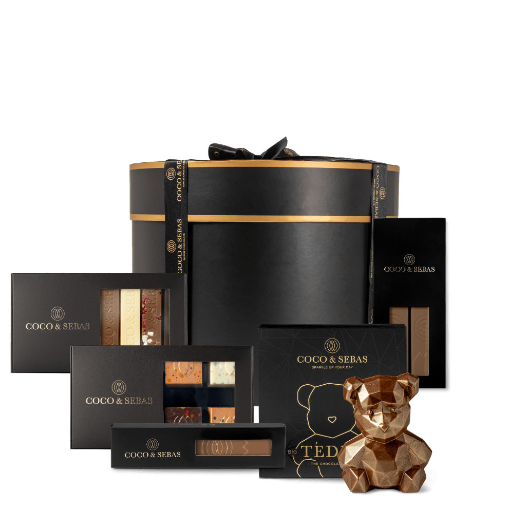 Giftbox Teddy Hug Medium | Coco & Sebas