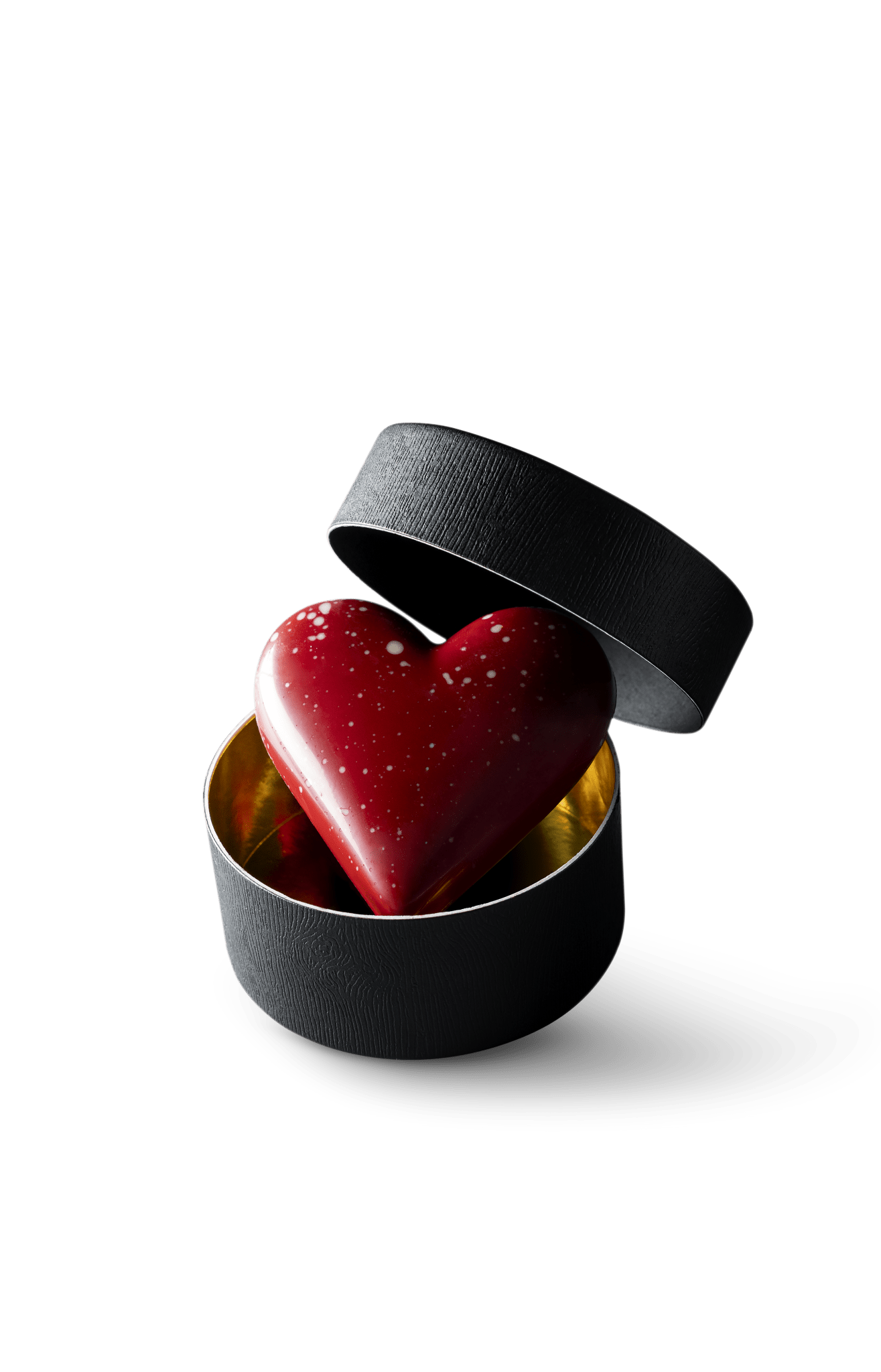 Love - rood melkchocolade hartje - Coco & Sebas