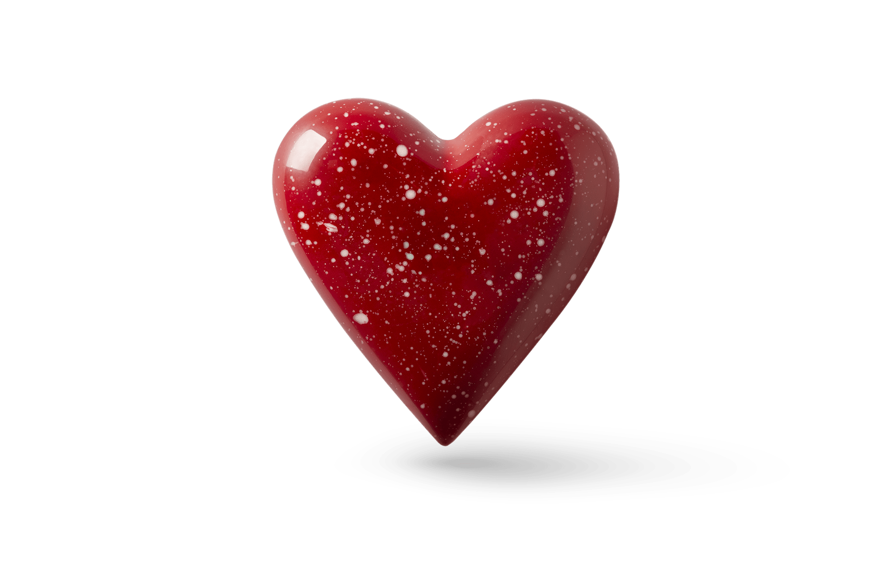 Love - rood melkchocolade hartje - Coco & Sebas