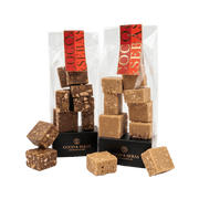 Pinda Cubes Bites Melk- en Karamelchocolade | Coco & Sebas
