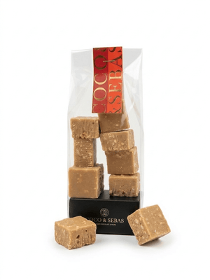 Pinda karamel cubes karamelchocolade | Coco & Sebas