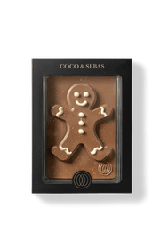 Plak Melk Chocolade Gingerbread Man | Coco & Sebas