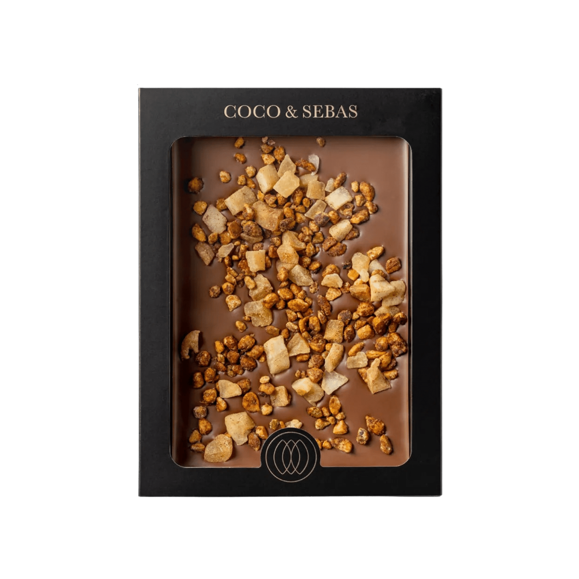 Plak Melkchocolade Appelstukjes Gekarameliseerde Noten | Coco & Sebas