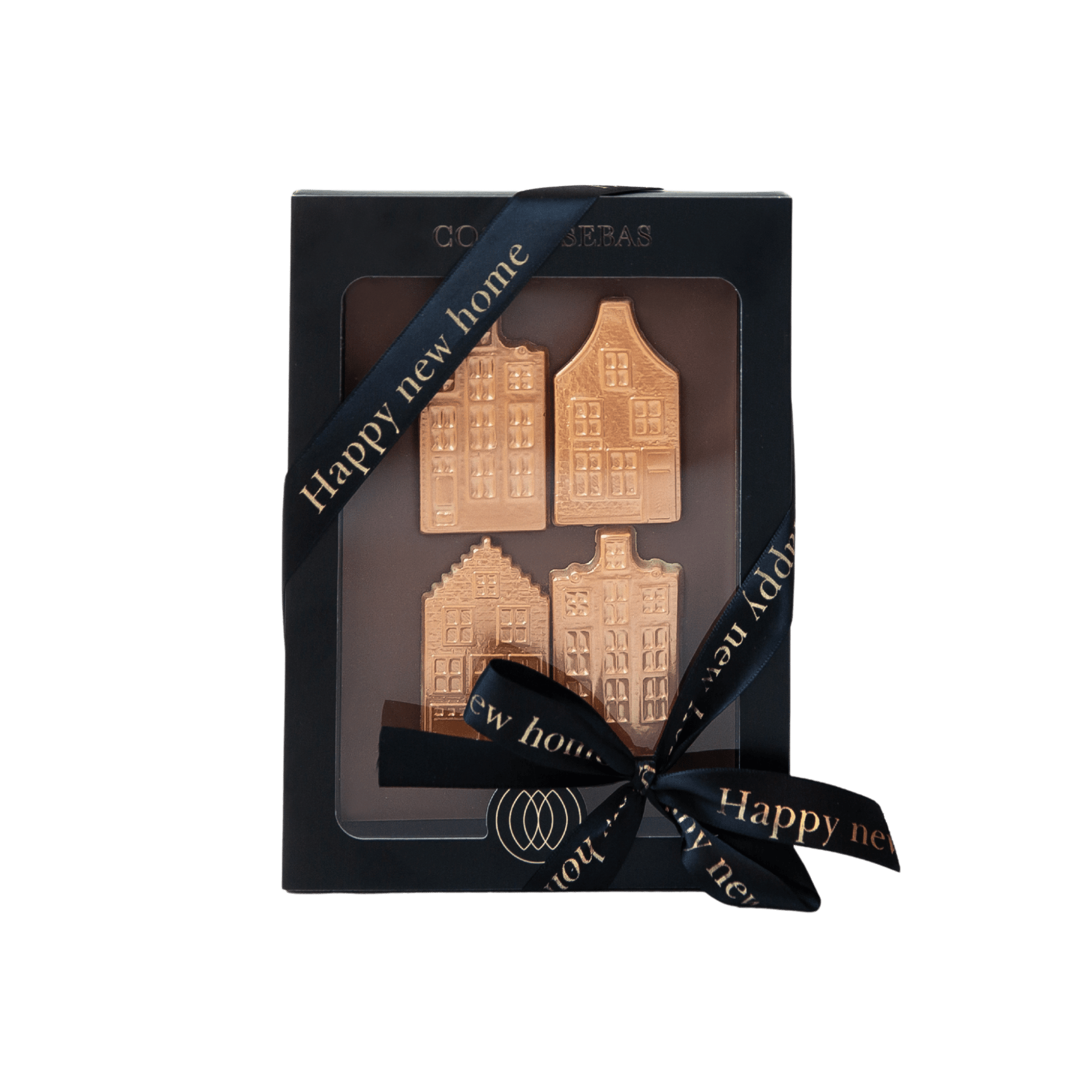 Plak Melkchocolade Happy New Home | Coco & Sebas