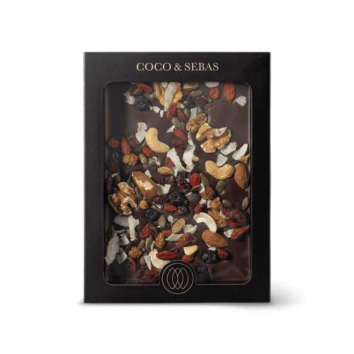 Plak Pure Chocolade Noten Bessen | Coco & Sebas