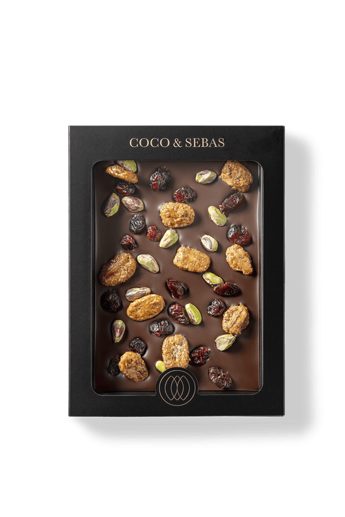 Plak Puur Pecan Cranberry Pistache | Coco & Sebas