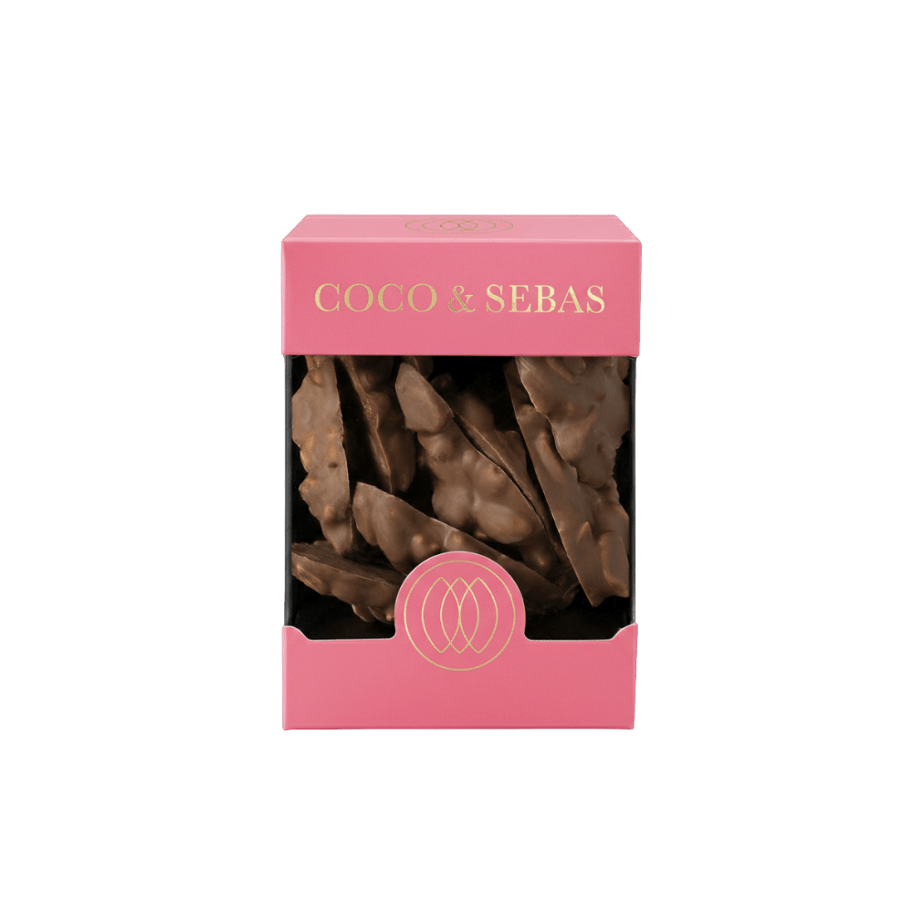 Rocks Melk Popcorn Aardbei - Pindarotsjes | Coco & Sebas