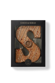 Sinterklaas chocoladeletter Gold melk - Coco & Sebas