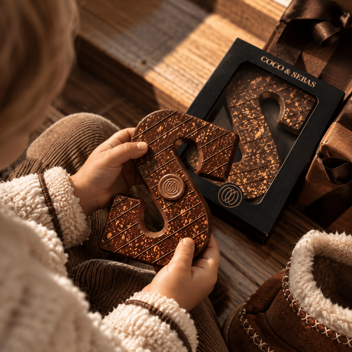 Sinterklaas Chocoladeletter Melk | Coco & Sebas