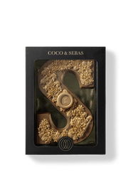 Sinterklaas Chocoladeletter Melk Gekarameliseerde Noten - Coco & Sebas