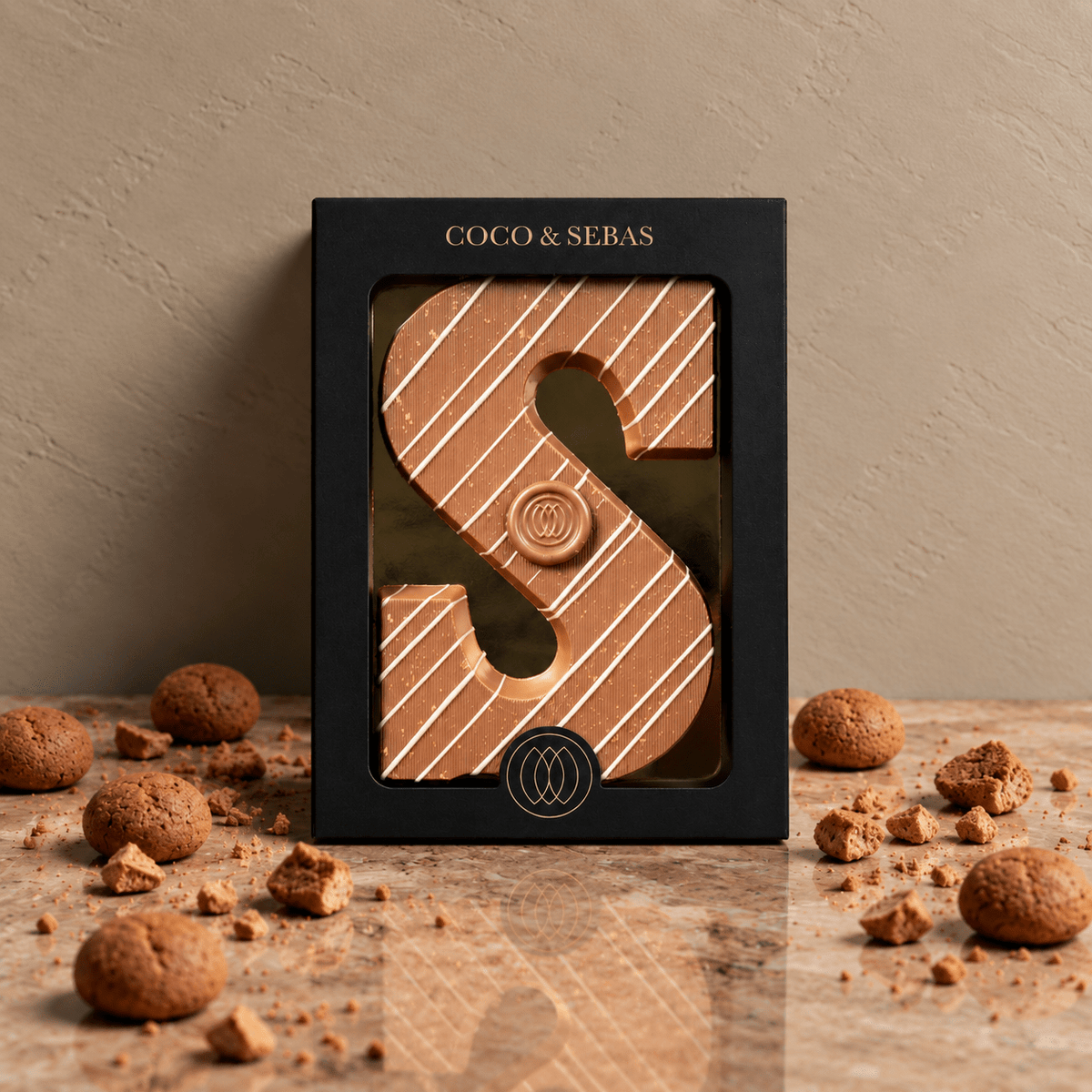 Sinterklaas Chocoladeletter Speculoos | Coco & Sebas