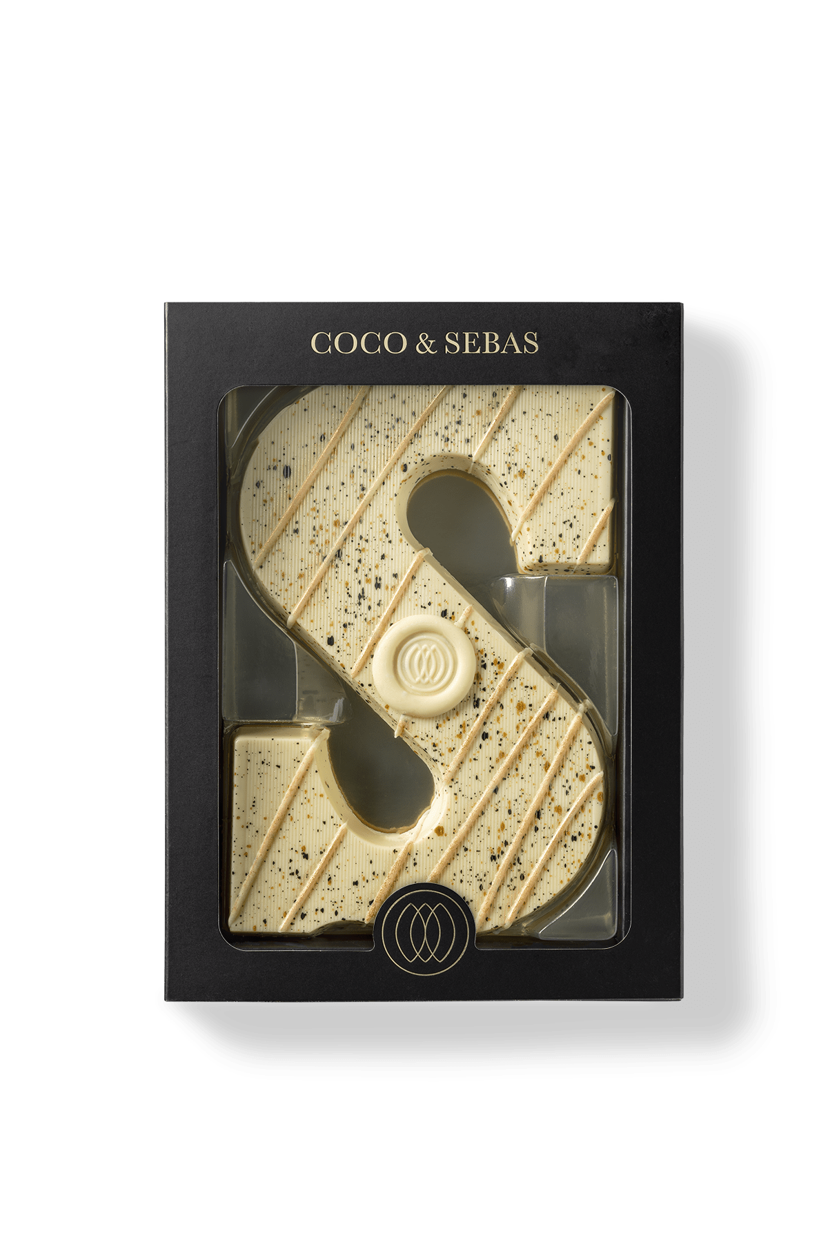 Sinterklaas chocoladeletter Wit - Coco & Sebas