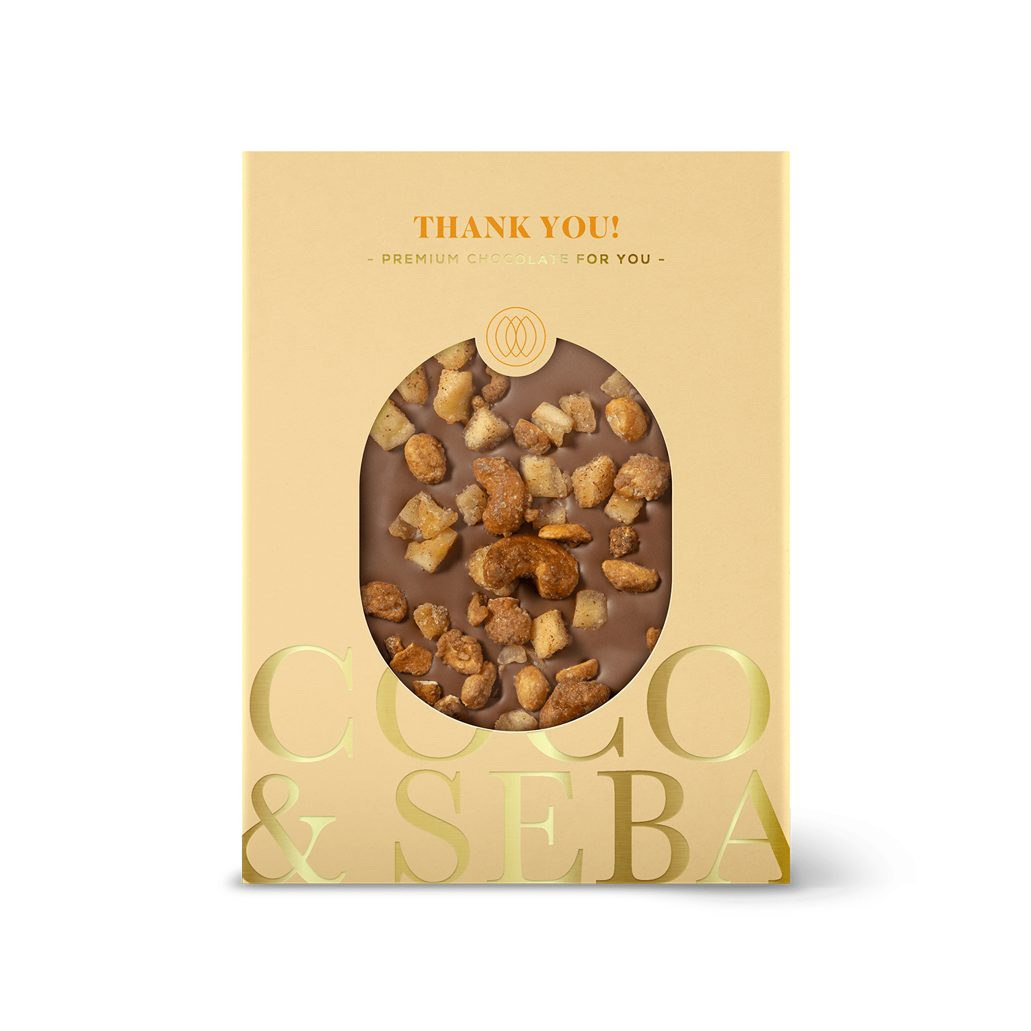 Thank you Plak Melkchocolade Appel Amandel 5 spices | Coco & Sebas
