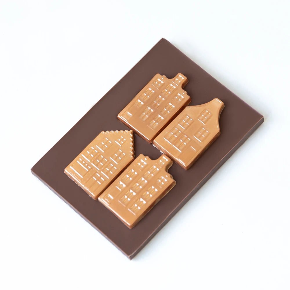 Chocolate tablet - plak melkchocolade Happy New Home - Coco & Sebas
