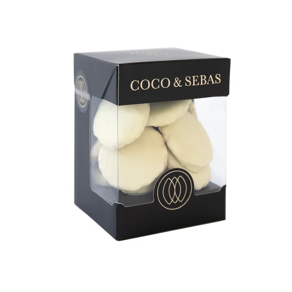 Waffles witte chocolade - stroopwafeltjes - Coco & Sebas